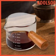 [Koolsoo] Espresso Measuring Glass Jug Cup Small Glass for Daily Use 100ml