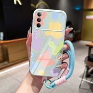 GANTUNGAN Casing hp for Realme C75 4G C75 5G 14X 5G C73 5G V60 Pro Case Colorful Paint Pattern Large