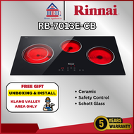 (Free Install) Rinnai | RB-7013H-CB | RB-7012E-CB | 3-zone Electric Hob | Induction Hob | Ceramic Ho