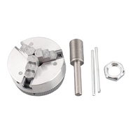 Gentlestore-Fast Ship Lathe Chuck 3 Jaws/4 Jaws Manual Self-Centering Mounting Bolt for Grinding Mil