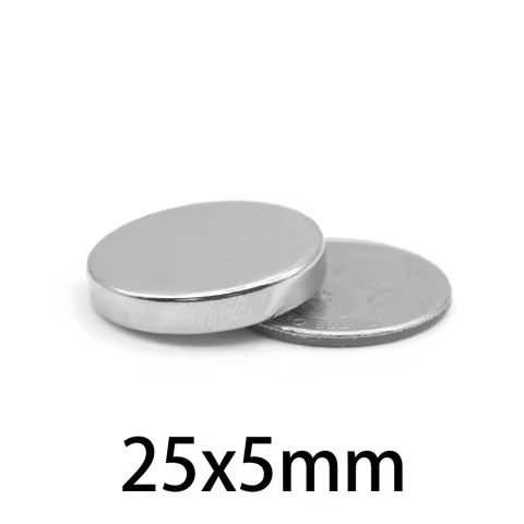 25x5 mm Round Magnets 25x5mm Strong Powerful Magnetic for Fridge,DIY,Building,Scientific,Craft,Educa