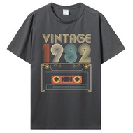 Men T-shirt Vintage 1980 1981 1982 1983 1984 Tshirt Women T Shirt Men Cotton Tees Harajuku Streetwea