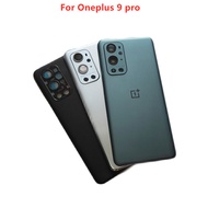 100 Original Cover Glass Panel Rear Door Housing Case Battery Cover With Camera Lens For Oneplus 9 Pro 9Pro Phone
