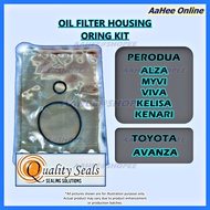 Oil Filter O-Ring Kit Oil Pump Housing Oring Perodua Alza Kelisa Kenari Myvi Viva Avanza Rush Origin