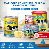 [One Carton] Marigold Dawn Condensed Milk / Evaporated Filled Milk/ Evaporated Creamer Milk / Full C