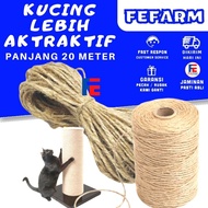 TALI GONI - Tali Cakaran Kucing Garukan Kucing Mainan Kucing Cat Condo Cat Scratcher Papan Garukan K