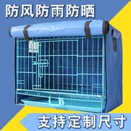 ST/🎀Dog Cage Cover Rain-Proof Cold-Proof Warm Outdoor Water-Repellent Cloth Windproof Winter Windproof Car Cover Cat Cag