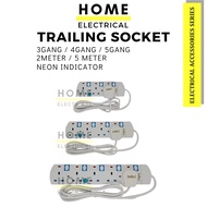 Extension Socket Soket Sambungan Plug Socket Plug 2Meter 2Way/3Way/4Way/5Way Sirim Approved