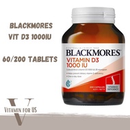 Blackmores Vitamin D3 1000iu