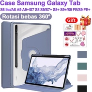 Casing Samsung Galaxy Tab S6 LiteTab A8 A9 CaseTab S7 S8 S9 Case 72 Rotate Tablet Holde Samsung Galaxy Tab S7 Plus S8 Plus S9 Plus A9 Plus CaseTab S9 FE CaseTab S9 FE Plus Magnetic Smart With Slot Pen Auto Lock Wake Up Acrylic Clear Prote