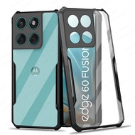Acrylic Clear Hard PC Back Cover For Motorola Edge 60 Fusion 5G Shockproof Case Moto Edge 60 Edge60 