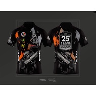 TEAM GLOCK POLO SHIRTS FOR MEN 3D QUICK DRYING ZIPEPR POLO SHIRT T SHIRT MEN POLO SHIRT