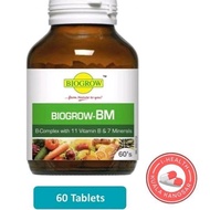 [STOCK CLEARANCE EXP 04/2026] BIOGROW-BM B complex with 11 vitamin B and 7 minerals 60s