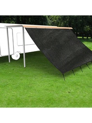 Car Sun Shade Net, RV Side Sun Screen, Mesh Sun Awning, Motorhome Camping Trailer Sun Canopy, Patio 