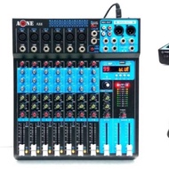 J HOME มิกเซอร์ 8ช่อง เครื่องผสมสัญญาณเสียง Mixer 8Ch.มี Bluetooth USB เอฟเฟกแท้ Model A-88 Aone A88