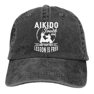 【New Men'S Baseball Cap】Feature Prints And Text In The Unique Aikido Martial Arts Style Classic Retro Dad Hat