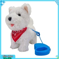 Interactive Pet Toy Lifelike Puppy Doll Interactive Electric Plush Puppy Toy with Leash – Lifelike W