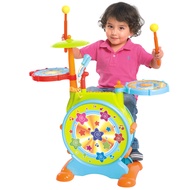 Huile 666 children's beginners early education educational jazz drums drums percussion drum musical toys 1-3-6 years old.