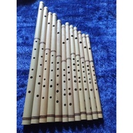 1set suling bambu isi 12