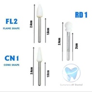PUTIH Dental Bur Arkans Stone White/White Stone High Speed Teeth
