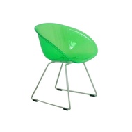 In Stock Acrylic Dining Chair Transparent Green Crystal Chair Restaurant Chair Cafe Chair Leisure PC