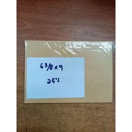 6.375x9" 25's Sampul Surat Coklat / brown envelopes