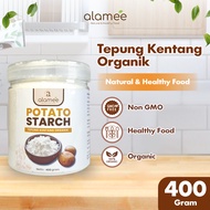 ALAMEE Tepung Kentang Halus Potato Starch Tepung Kue PREMIUM Mashed Long Potato Powder 400gr