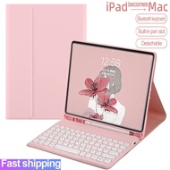 Keyboard Case For iPad 9.7 10.2 5th 6th 7th gen 8th 9th Generation for iPad Air 1 2 3 4  Pro 9.7 10.5 11 12.9 2020 2021 Mini 1 2 3 4 5 6 Wireless Bluetooth Keyboard Casing Cover
