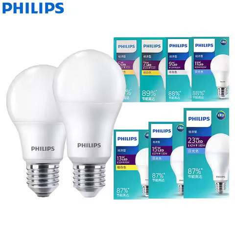 Philips Essential LED Bulbs E27 5W 7W 9W 11W 13W 15W 19W 23W 3000K/6500k White Light 220V-240V Origi