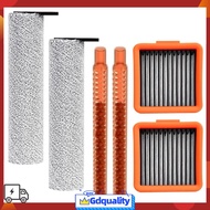[JDZH] Replacement Main Side Brush Filter Kit  Compatible For Uwant D100 Vacuum Cleaner