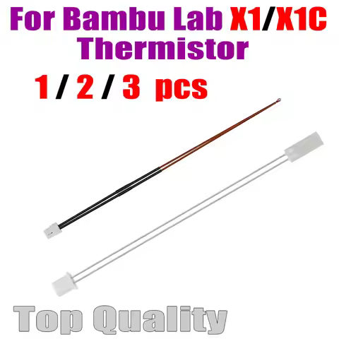 Thermistor For Bambu Lab X1/X1-Carbon X1C Thermistor for TZ Hotend Heating Cartridge 24V 3D Printer 