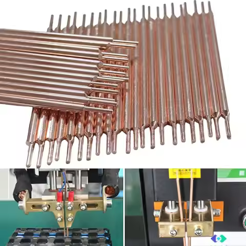3x80x1.5mm Spot Welding Needles Aluminium Oxide Copper Wear-resistant Spot Welder Welding Pin Erosio