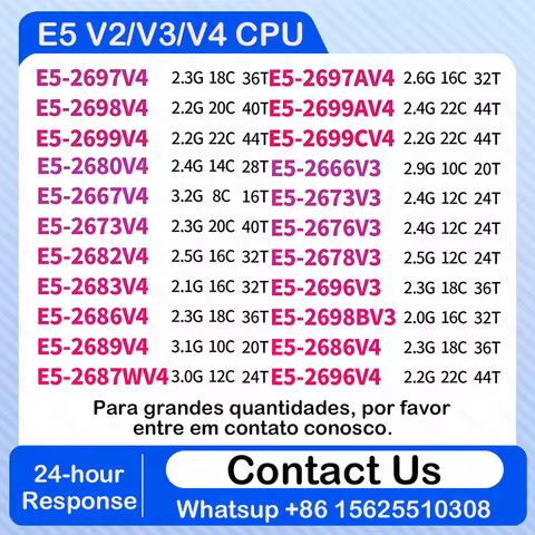 Intel Xeon E5 2680 V4 Used E5 2695 V4 E5 2696 V4 E5 2696 V3 E5 2697A V4 E5 2699V4 LGA2011-3 LGA2011 