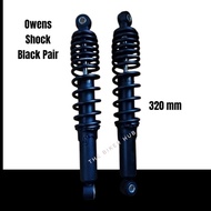 Owens Shock Absorber 320 mm Matte Black Pair