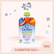 BB King Kong Gerber Organic Carrot Apple Mango 99G Pouch