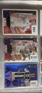 Topps Match Attax Cristiano Ronaldo & Liverpool Cards