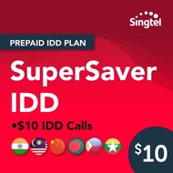 SingTel SuperSaver IDD 10 prepaid Topup