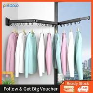 predolo Cloth Dryer Rack Clothes Airer Wall Mount Save Space Retractable Clothes Hanger Rack Clothes