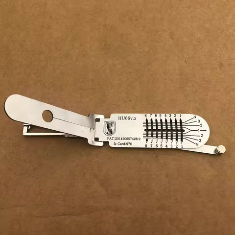 New Stely HU66 V.3 Lishi 2in1 Decoder Super Tools For VW Audi Porsche Skoda hollow out Lock Pick Too