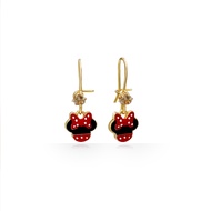 Hyl Jewelry 478E Anting Titanium Anak Anti Karat Karat Dan Luntur Tidak Selamanya Emas Bayi Muda Asl