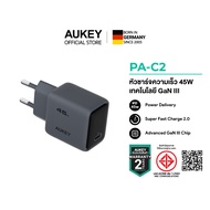 [สำหรับ iPhone 17] AUKEY PA-C2 หัวชาร์จเร็ว Comet Series PD 45W Wallcharge with Gan Technology ชาร์จ
