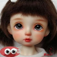 模型bjd黑瞳灰色復古風眼珠 玻璃眼球ob11娃娃8mm10mm娃眼diy仿真眼睛
