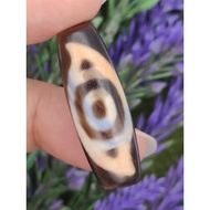 💥Ready Stock💥 36.8mm X 12.3mm ⭐证书⭐ 高油朱砂 凤眼天珠 阴阳调和 聪明 仁慈 具有高贵优雅的气质 带来幸福和光明 Certificate Cinnabar Phoen