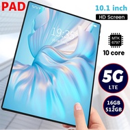 [MY Stock] 16GB+512GB Smart Tablet 5G Dual SIM card Android tablet 10.8 Inch 20000mAh wifi bluetooth