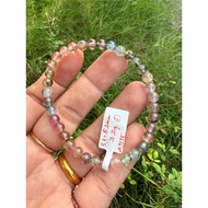 (A2125)(5-5,4mm)Pourmalin pastel candy glass bracelet in size 5-5.5mm