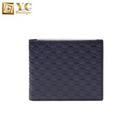 Gucci Micro Guccissima  Bi-Fold Wallet for Men in Navy - 260987-BMJ1N-4009