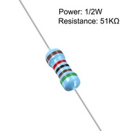 Resistor 0.5Watt - 51K 56K 0.5W - 56K Ohm 1/2 Watt 1% Metal Film