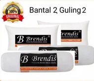 Bantal Brendis &amp; guling Brendis 2 set ( 2 bantal + 2 guling )