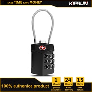 KIPRUN TSA อนุมัติตัวล็อคกระเป๋าการรวมกัน3หลักสายคล้องสัมภาระตัวล็อคกระเป๋ากุญแจคล้องกระเป๋า TSAกุญแ