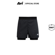 ARI WOMEN BREATHE 2IN1 V3 RUNNING SHORTS 3 INCHES-BLACK (AAP2908-01) Women's 3-Inch Pants 2IN1